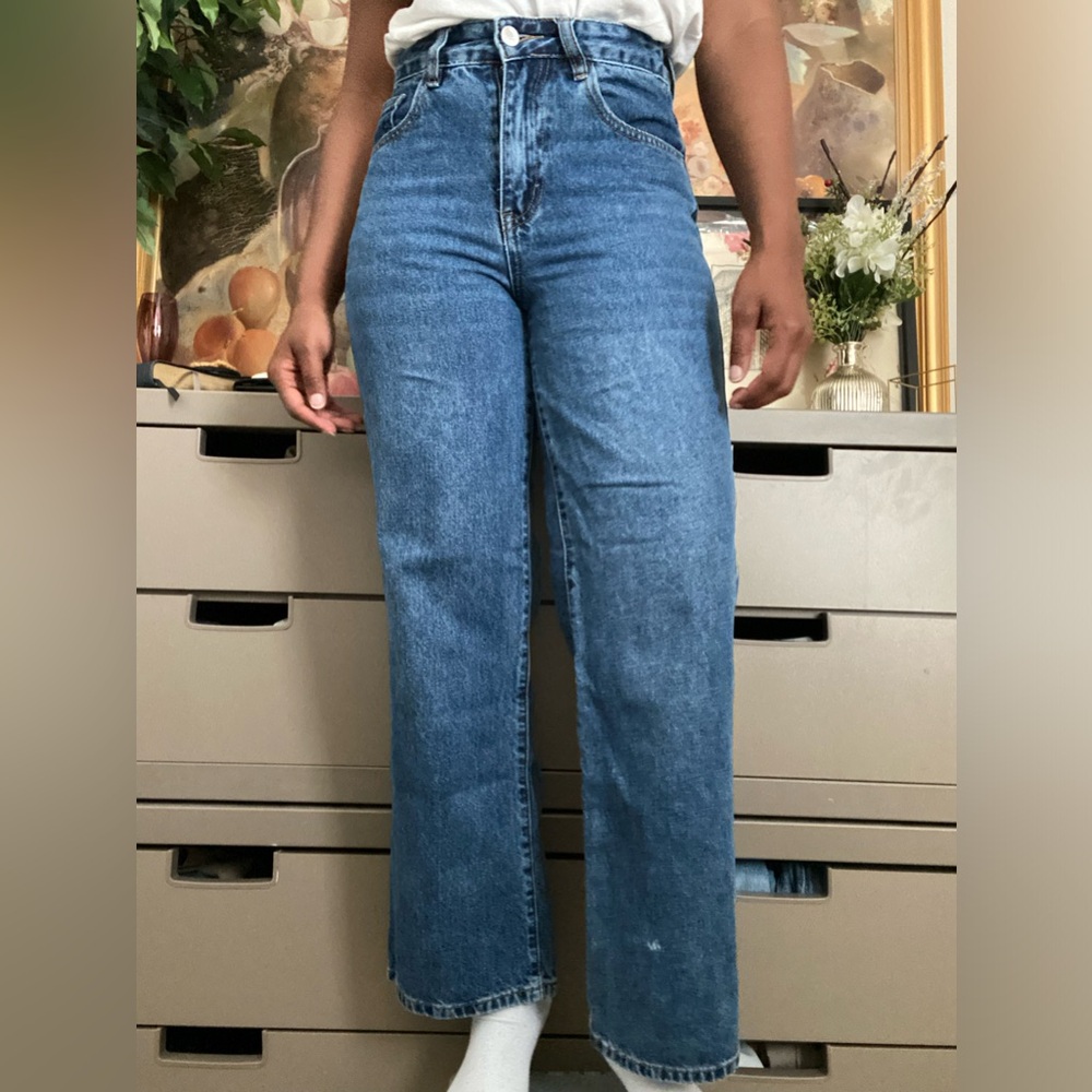 SHEIN WIDE LEG JEANS SIZE s